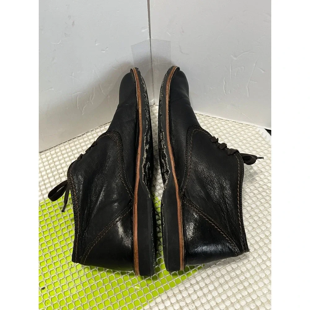 John‎ Varvatos Star USA Men's Sz 11.5 Black Leather Chukka Boots F504B1B62204